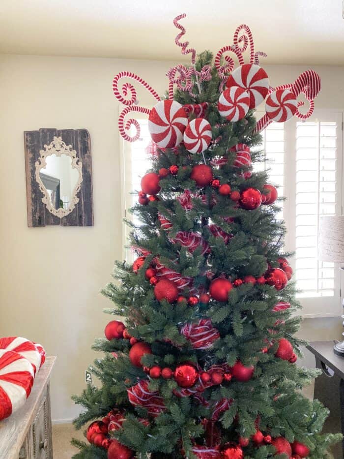 How To Decorate A Candy Christmas Tree - Picky Palate