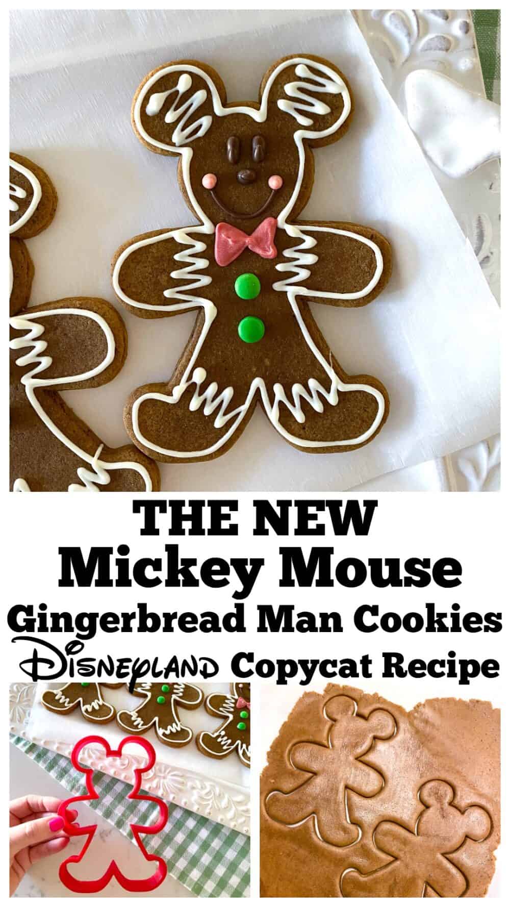 mickey mouse gingerbread man cookies