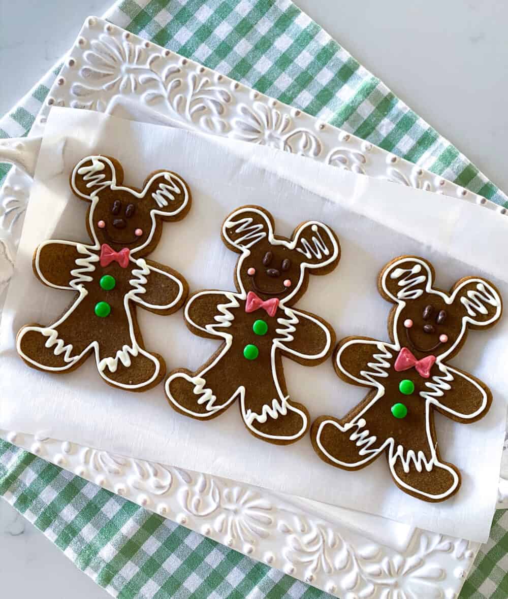 Mickey mouse Gingerbread Man Cookies
