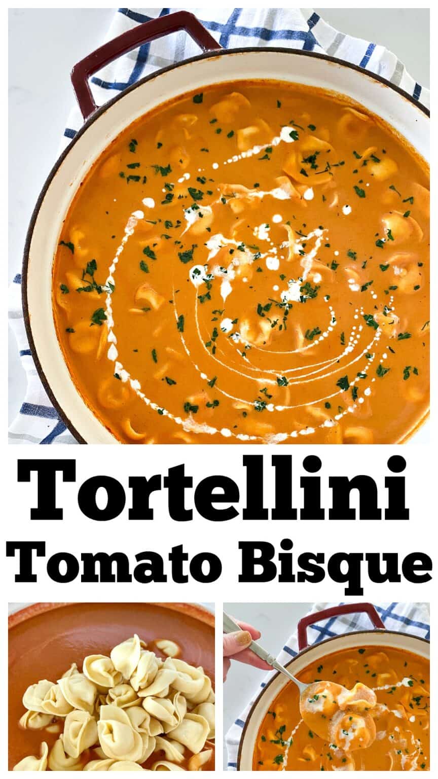 Easy Tortellini Tomato Bisque Recipe | Picky Palate
