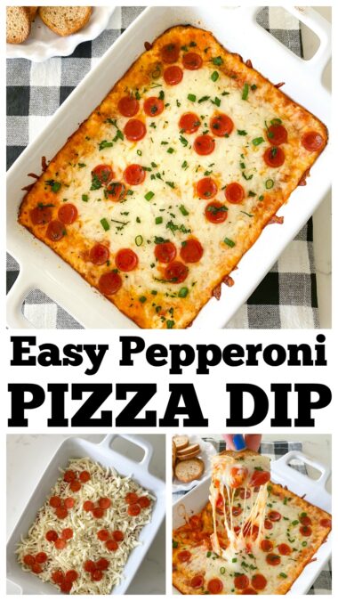 Easy Pepperoni Pizza Dip - Picky Palate - BEST Appetizer For Parites!