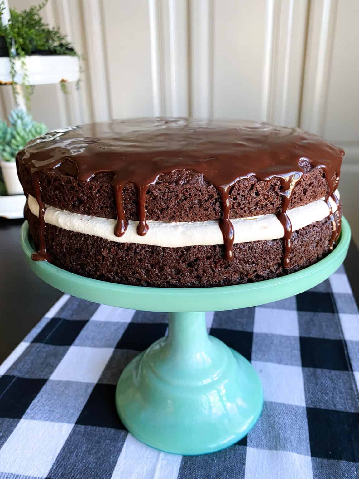 Ding Dong Cake Recipe | Easy Chocolate Cake with Cream Filling