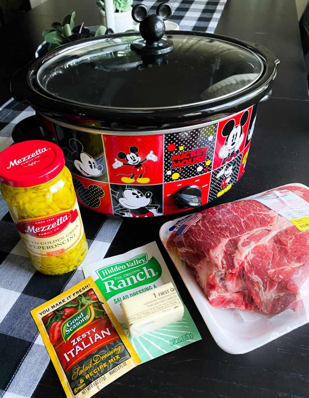 ingredients for mississippi pot roast