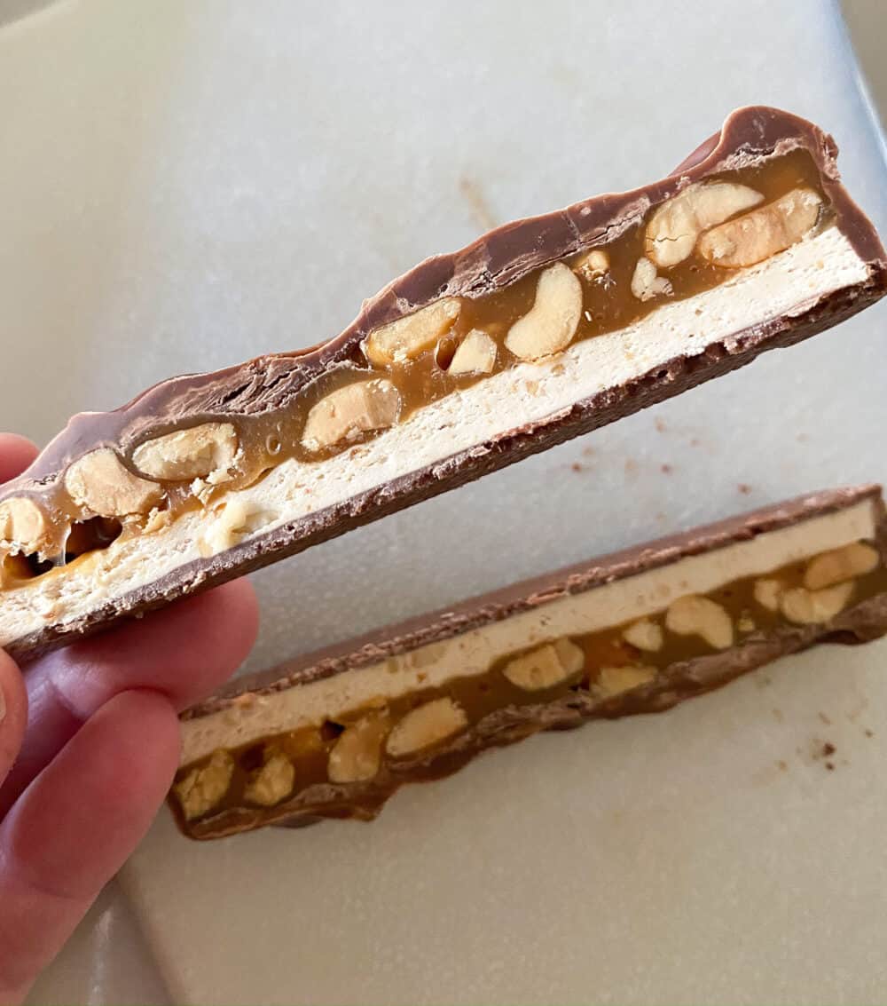 baked giant snickers cookie
