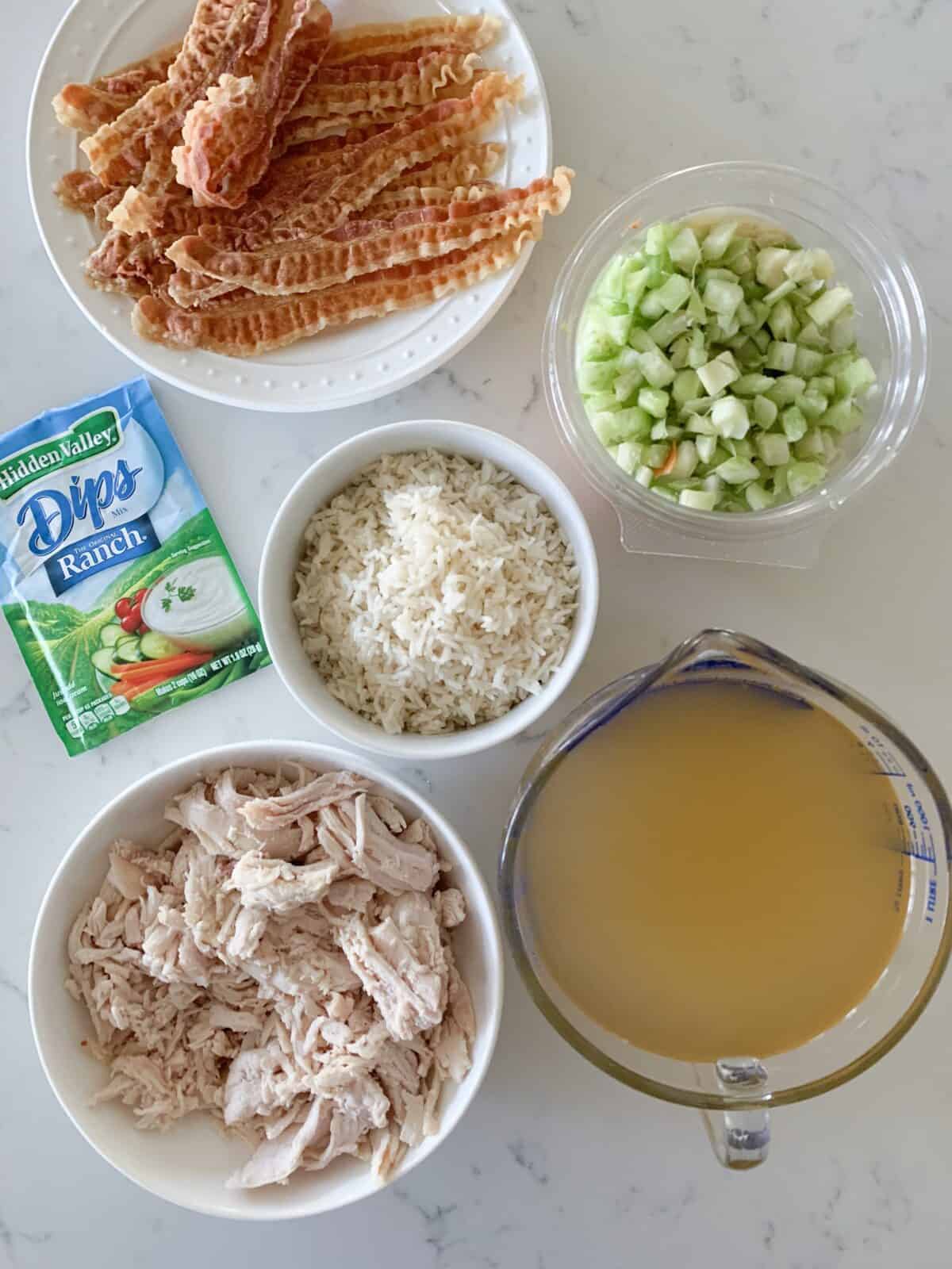 chicken and rice soup ingredients
