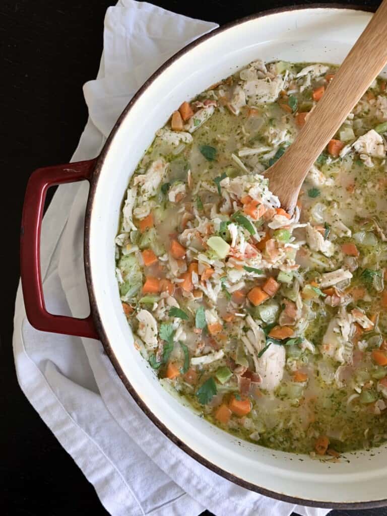 Weeknight Chicken & Rice Soup | Easy Homemade Chicken Soup Recipe