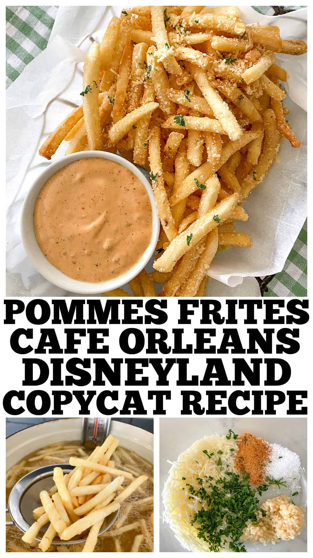 photo collage of pommes frites