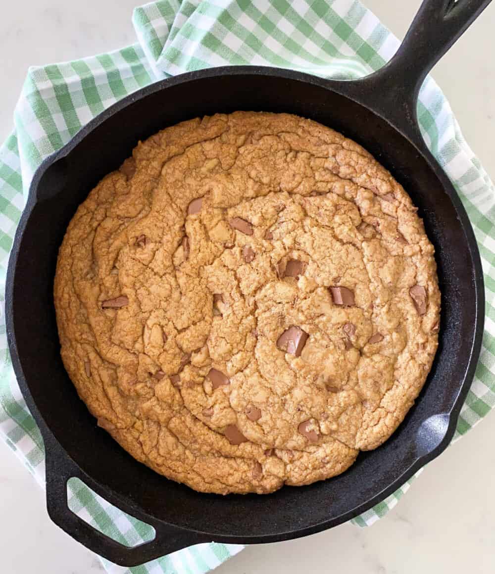 Kit Kat Skillet Cookies - Miss in the Kitchen