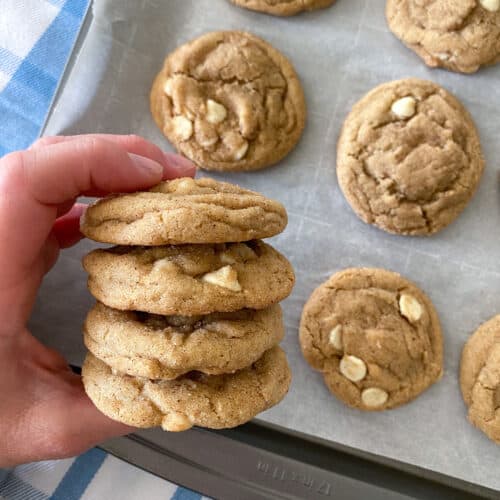 White chocolate chip cookie recipe sales