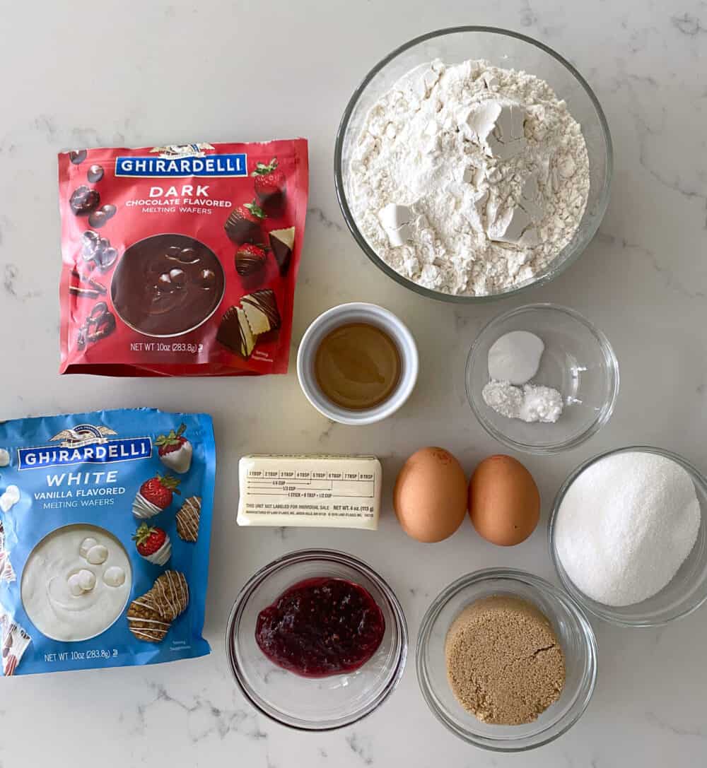 white chocolate chip cookies ingredients