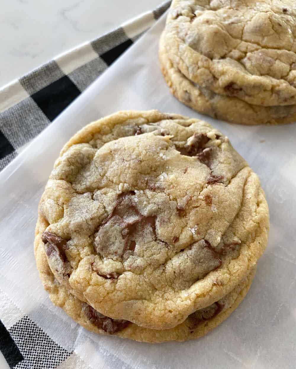 baked salted caramel cookies