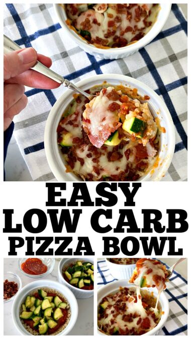 Low Carb Pizza Bowl Picky Palate Zucchini Pizza