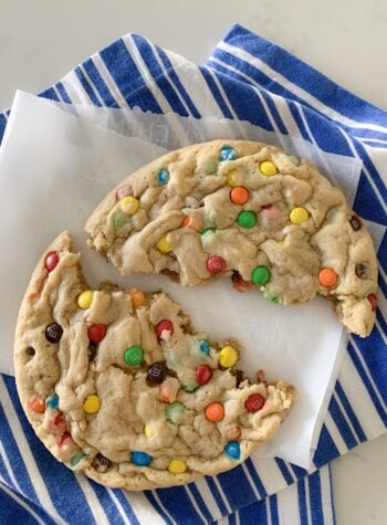 m and m cookies