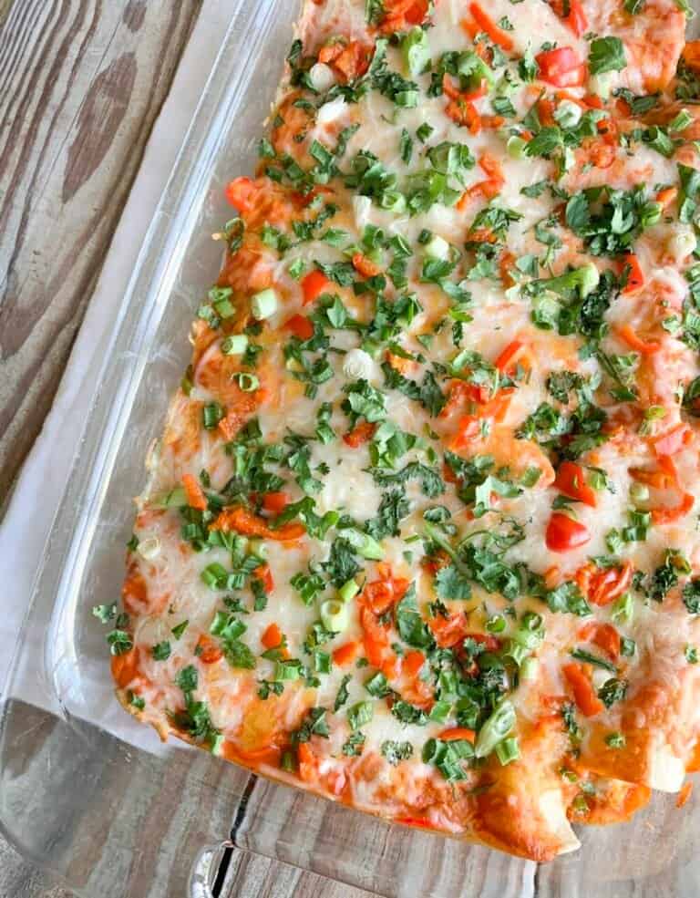 Weeknight Chicken Enchiladas | The Best Chicken Enchilada Recipe