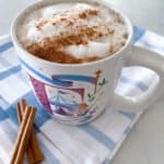 finished photo of keto hot chocolate