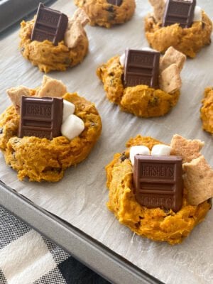 baked smores cookies