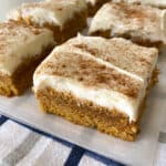 frosted pumpkin bars recipe