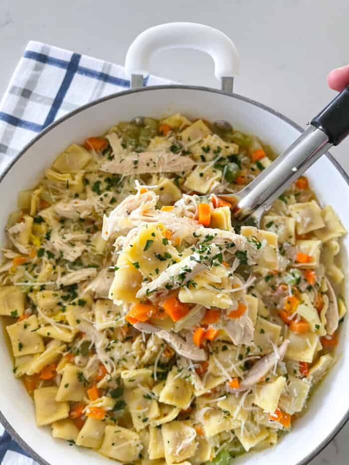 Italian Chicken Ravioli Soup Picky Palate Easy Chicken Soup Recipe!