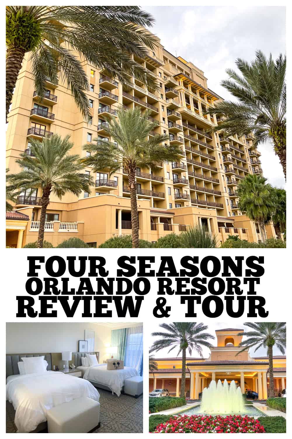 photo collage of four seasons orlando