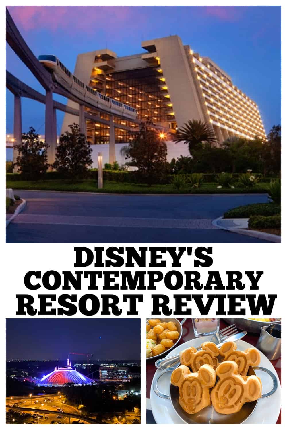 photo collage disney contemporary resort