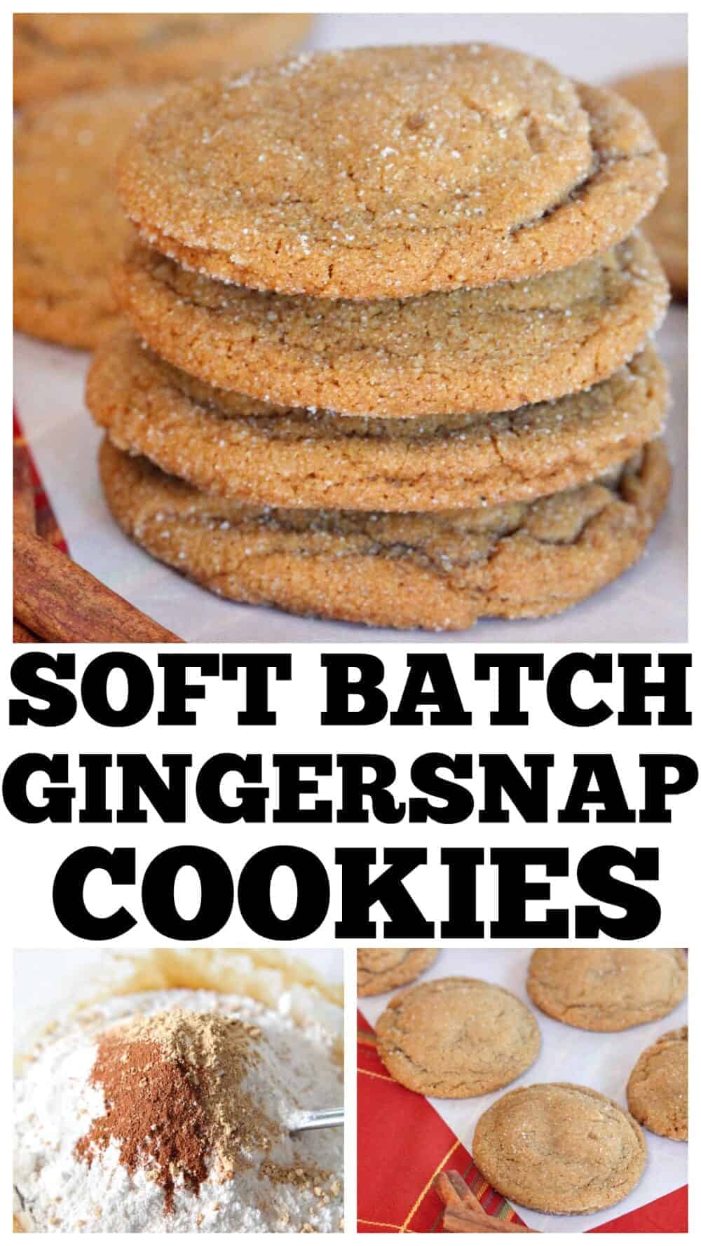 Soft Batch Style Gingersnap Cookies - Picky Palate