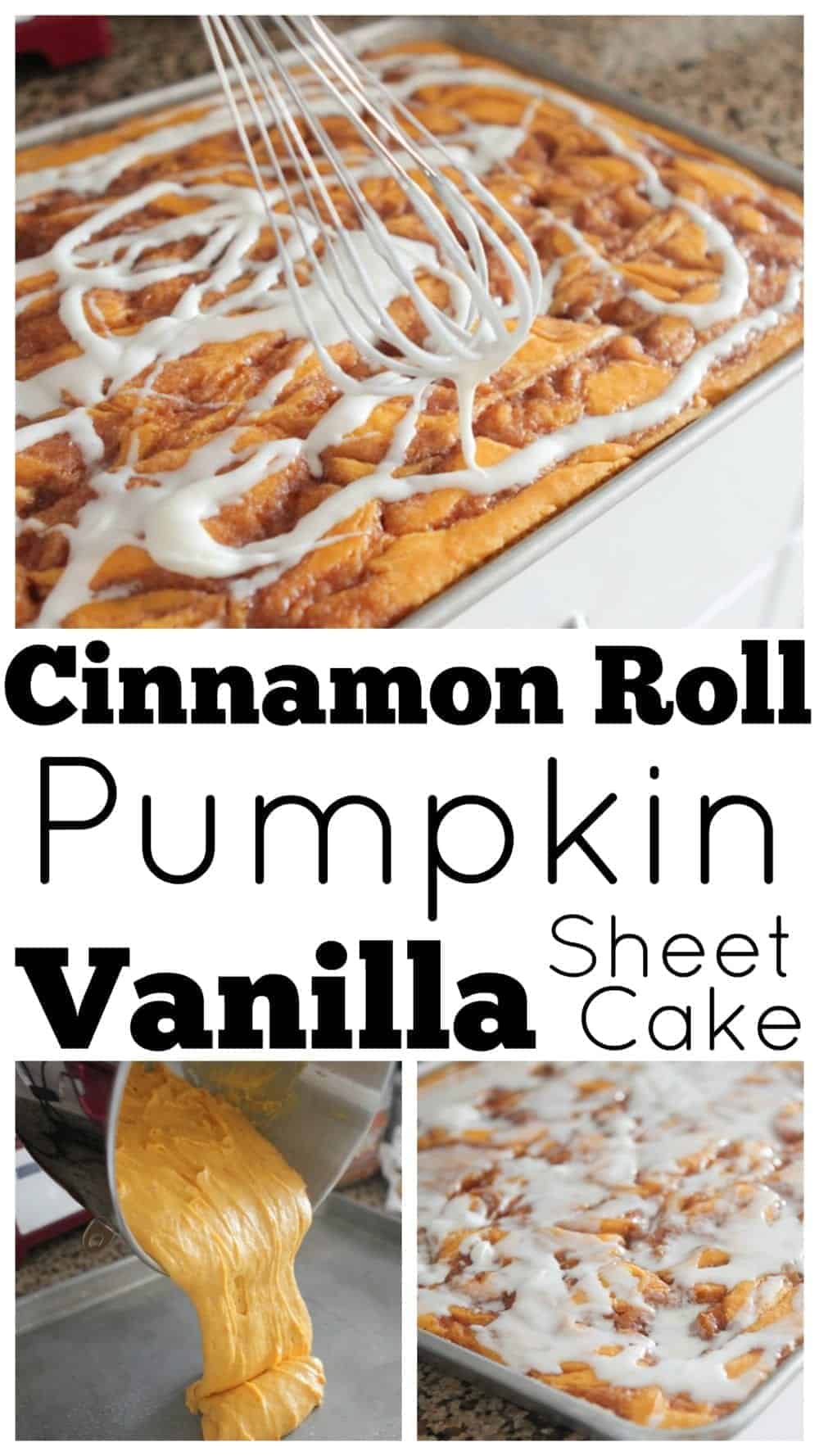 Pumpkin Cinnamon Roll Cake