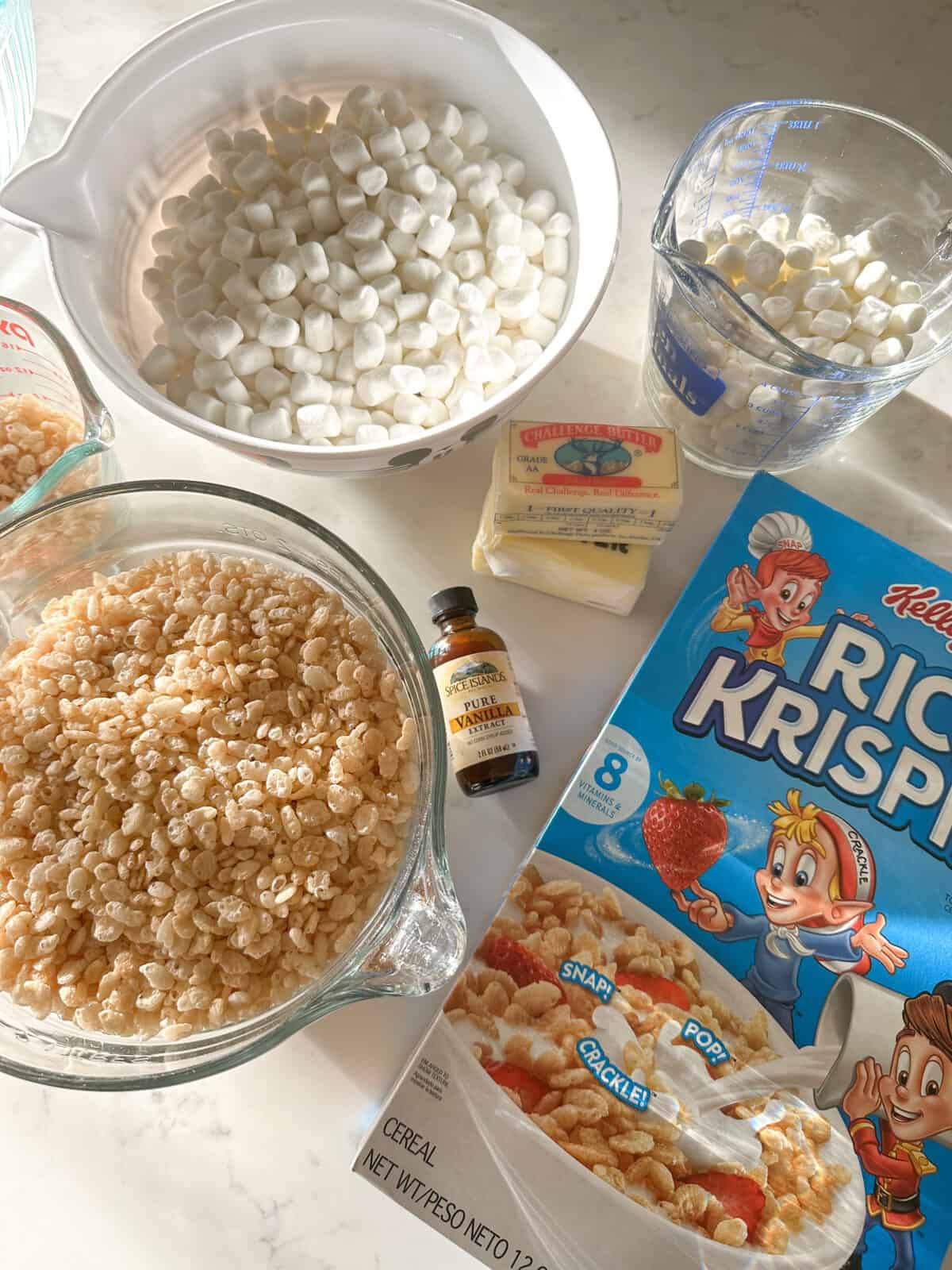 ingredients for best rice krispie treats recipe