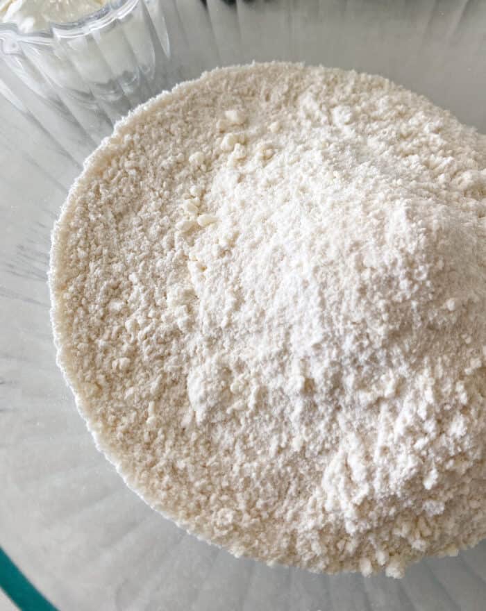 butter and flour combined in food processor