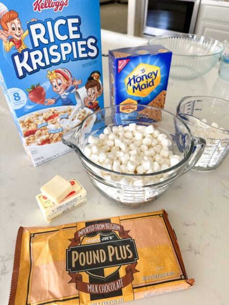 S'mores Rice Krispie Treats Recipe - Picky Palate
