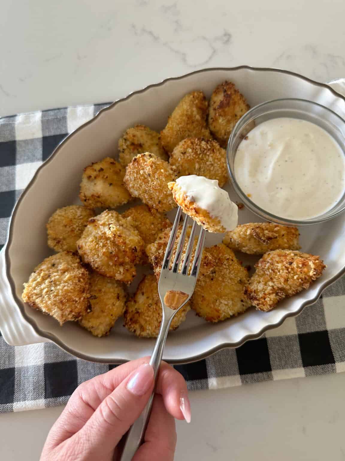 Easy Air Fryer Chicken Nuggets Picky Palate Juicy And Tender