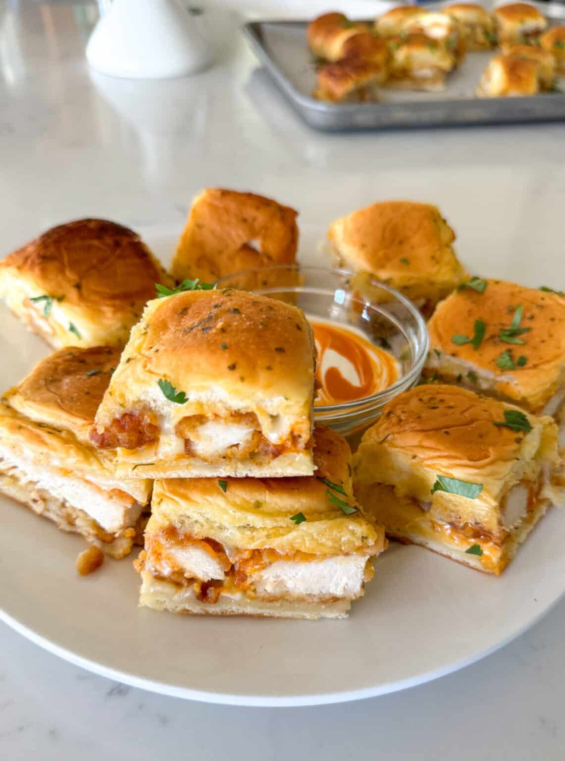 Buffalo Chicken Sliders - Picky Palate